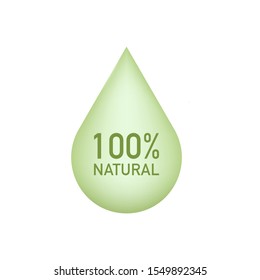 100 percent web push button icon on white background.