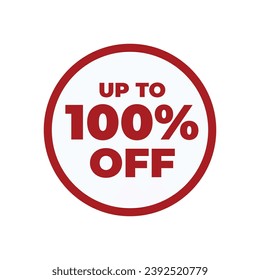 100 percentage discounts, number and offer