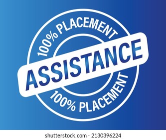 100 Placement Assistance Vector Icon Isolated Stock Vector (Royalty ...