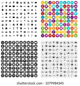 100 playground icons set vector in 4 variant for any web design isolated on white