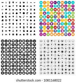 100 productiveness icons set vector in 4 variant for any web design isolated on white