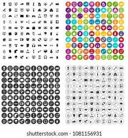 100 programmer icons set vector in 4 variant for any web design isolated on white