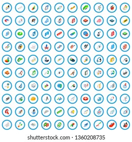 100 project management icons set in isometric 3d style for any design vector illustration