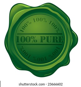 100% PURE ecology seal