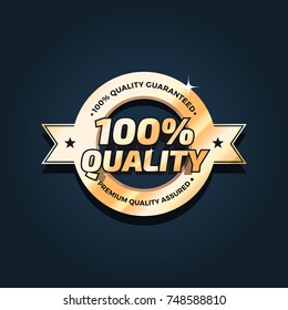 100% Quality Badge