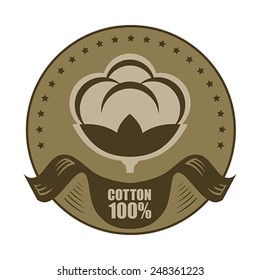 100% Quality Cotton label or stamp.
