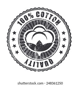 100% Quality Cotton label or stamp.