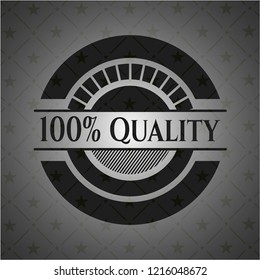 100% Quality retro style black emblem