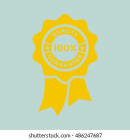100% quality ribbon Icon