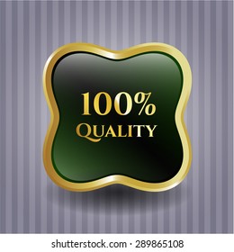 100% Quality shiny badge