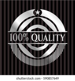 100% Quality silvery emblem or badge