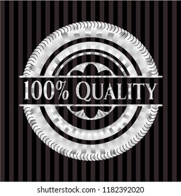 100% Quality silvery shiny emblem