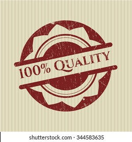 100% Quality written with chalkboard texture