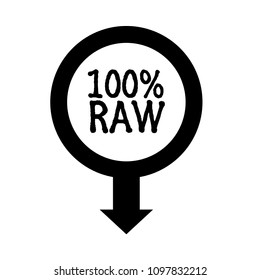 100% RAW and map pointer. Can be used for locating a healthy diet business