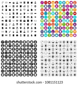 100 reader icons set vector in 4 variant for any web design isolated on white