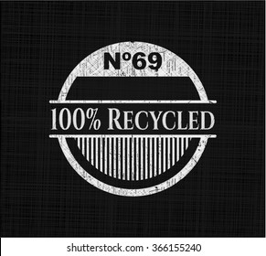 100% Reciclado en pizarra
