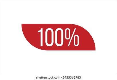 100% Rubber Stamp Seal Vector