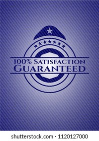 100% Satisfaction Guaranteed with jean texture