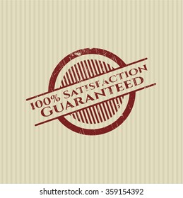 100% Satisfaction Guaranteed rubber seal