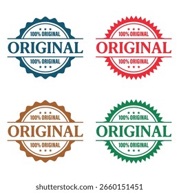 100% Zufriedenheit garantiert Siegel oder Etikett flachen Icon Design	