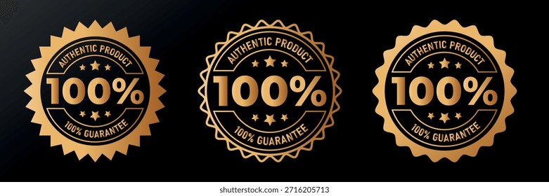 100% satisfacción garantizada sello o etiqueta plana icono diseño