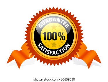 100% Satisfaction Guaranteed Sign