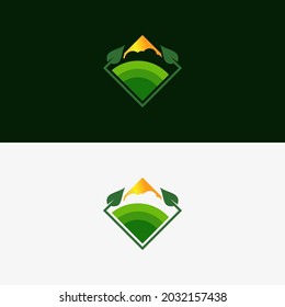 100% scalable vector files. Farm logo design. easy to edit color.