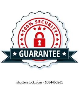 100% Security Guarantee label illustration