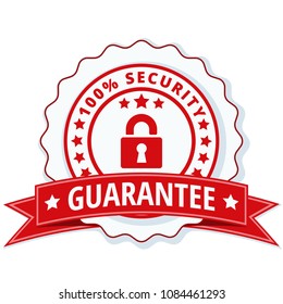 100% Security Guarantee label illustration