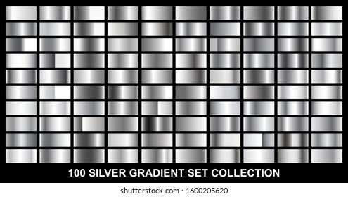100 Silver Gradient Collection Set