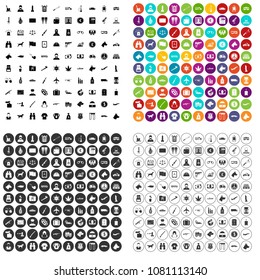 100 smuggling  icons set vector in 4 variant for any web design isolated on white