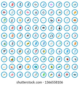 100 software icons set in isometric 3d style for any design vector illustration