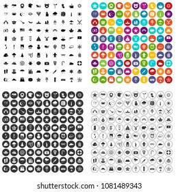 100 star icons set vector in 4 variant for any web design isolated on white