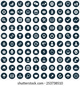 100 Startup Icons, Universal Set 