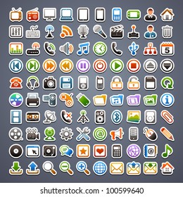 100 sticker icons