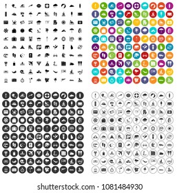 100 surfing icons set vector in 4 variant for any web design isolated on white