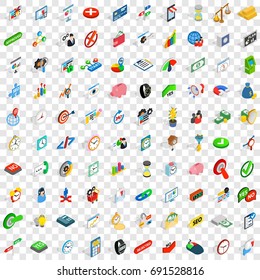 100 swap icons set in isometric 3d style for any design vector illustration