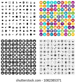 100 tea cup icons set vector in 4 variant for any web design isolated on white