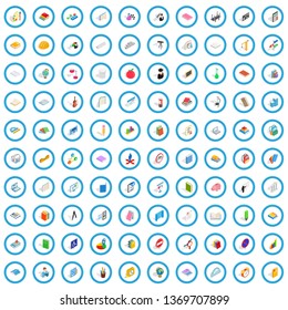 100 teaching icons set in isometric 3d style for any design vector illustration