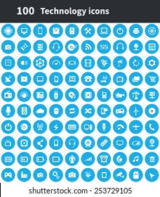 100 technology icons