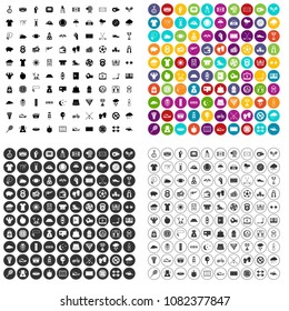 100 tennis icons set vector in 4 variant for any web design isolated on white