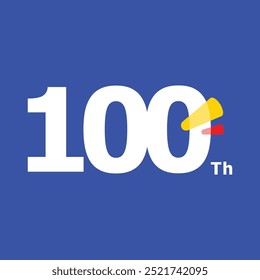 100 Th Anniversary Celebration Number Collection Design Fun