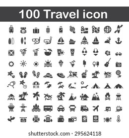 100 travel icon