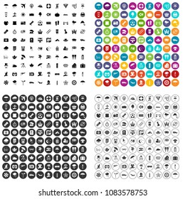 100 umbrella icons set vector in 4 variant for any web design isolated on white