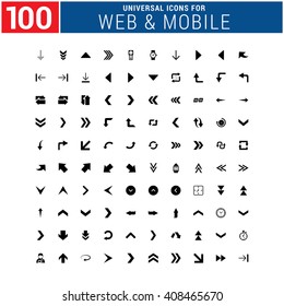 100 universal Icon Set for web and mobile