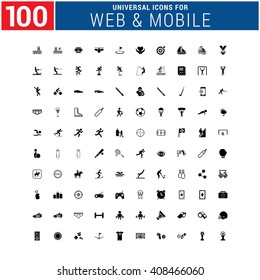 100 universal Icon Set for web and mobile
