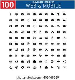 100 universal Icon Set for web and mobile