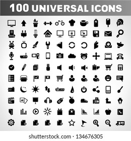 100 universal icons