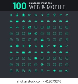100 universal Icons