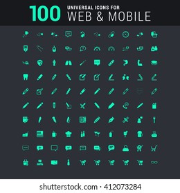 100 universal Icons